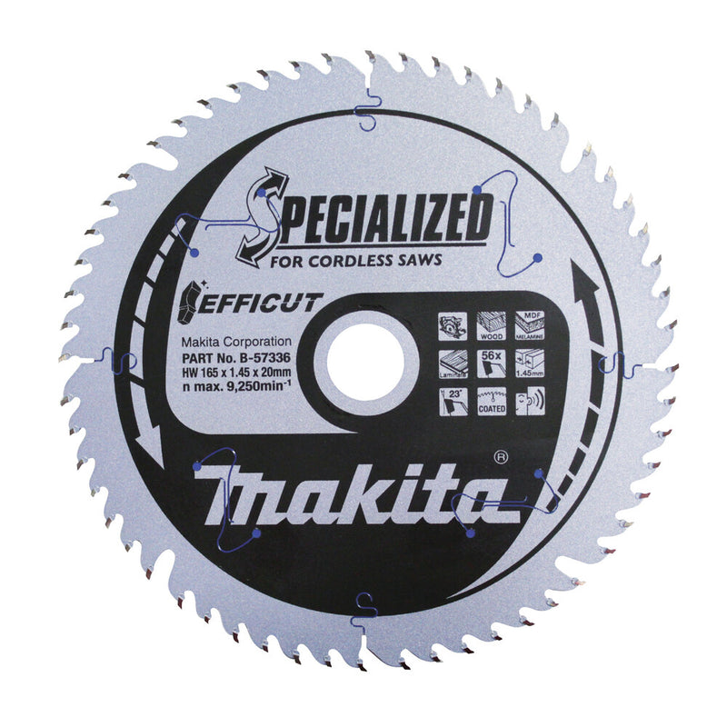 Makita B-57336 rundsavklinge 16,5 cm 1 stk