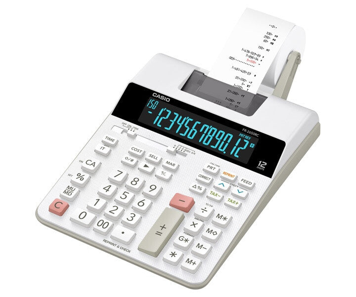 Casio FR-2650RC regnemaskine Desktop Udskrivning Hvid