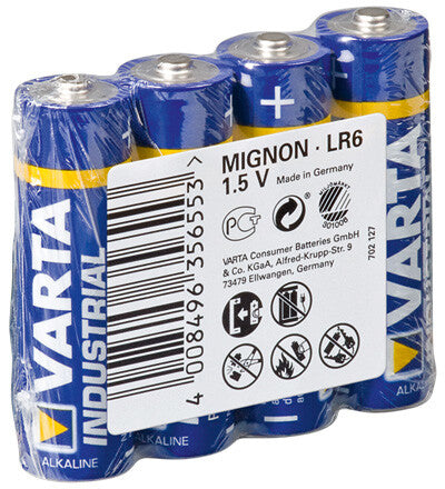 Varta LR6 4-SP Industrial Engangsbatteri AA Alkaline
