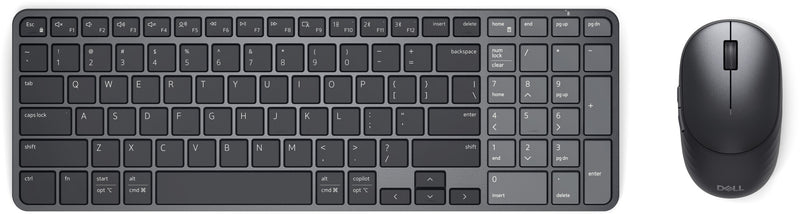 DELL Pro 7 KM746 tastatur Mus inkluderet Universel RF trådløs + Bluetooth QWERTY US International Grafit