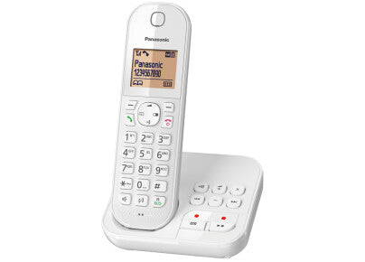 Panasonic KX-TGC420 DECT telefon Nummervisning Hvid