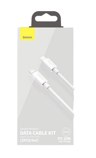 Baseus TZCATLZJ-02 Lightning kabel 1,5 m Hvid