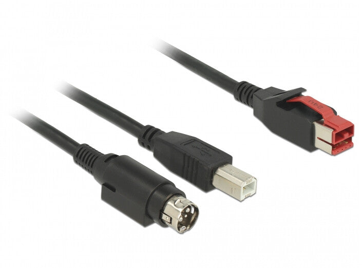 DeLOCK 85491 USB-kabel USB 2.0 5 m USB B 0,48 Gbit/sek. Sort