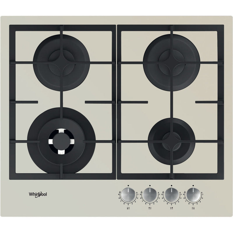Whirlpool AKTL 629/S Sølv Indbygget Gaskomfur 4 zone(s)