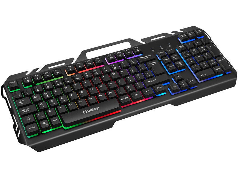 Sandberg 640-25 tastatur Spil USB AZERTY Belgisk Sort