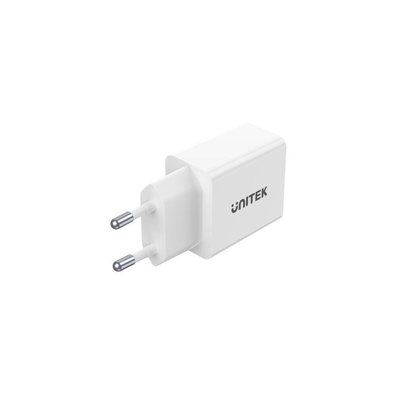UNITEK P1113A-EU oplader til mobil enhed Universel Hvid Vekselstrøm Hurtig opladning Indendørs