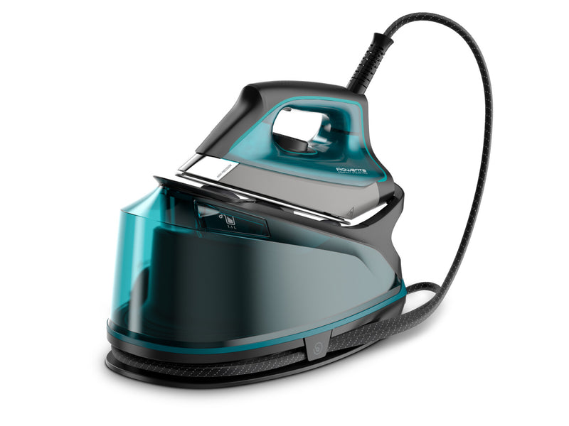 Rowenta DG7623 Pressurized steam ironing station 2200 W 1,1 L Microsteam 400 HD Laser-strygesål Sort, Blå