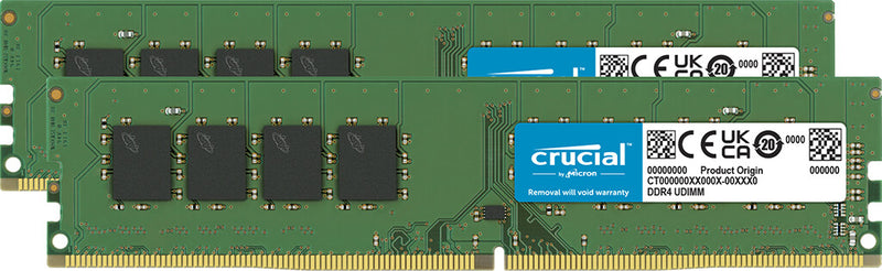 Crucial CT2K32G4DFD832A hukommelsesmodul 64 GB 2 x 32 GB DDR4 288-pin DIMM