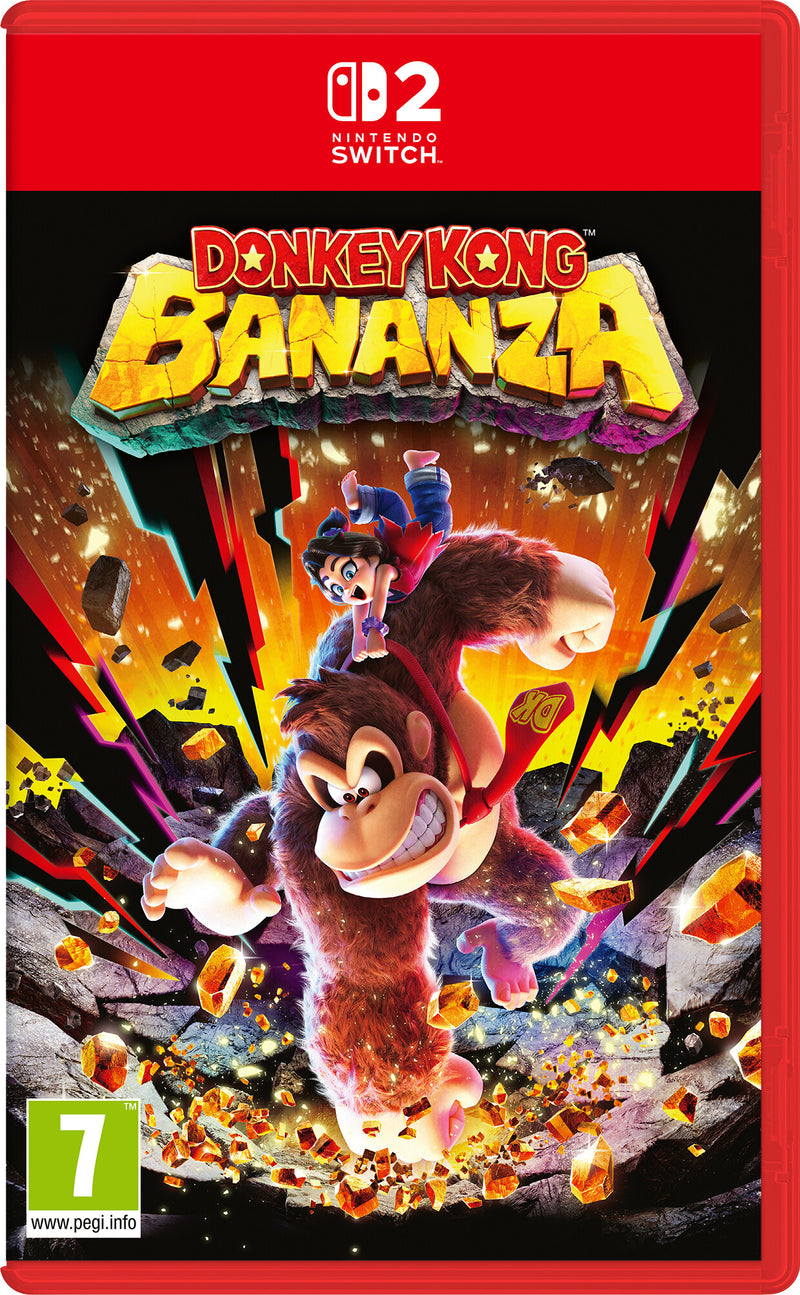 Nintendo Donkey Kong Bananza Standard Tysk, Hollandsk, Engelsk, Spansk, Fransk, Italiensk, Japansk, Koreansk, Russisk Nintendo Switch 2