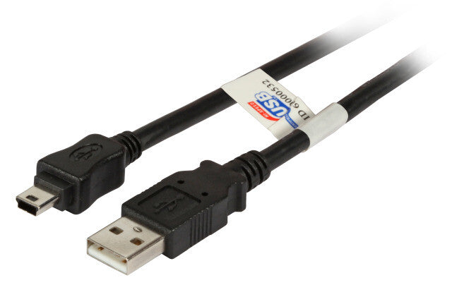 EFB Elektronik K5251SW.5 USB-kabel USB 2.0 5 m USB A Mini-USB B 0,48 Gbit/sek. Sort