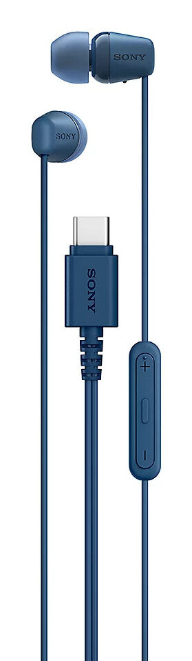 Sony IER-EX15C Headset Ledningsført I ørerne Opkald/musik USB Type-C Blå