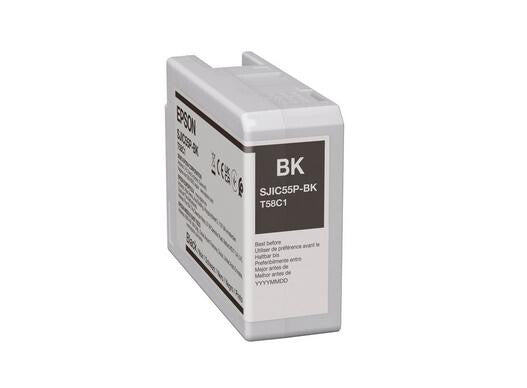 Epson SJIC55(BK) blækpatron 1 stk Original Sort