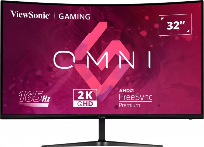 Viewsonic VX Series VX3218C-2K computerskærm 81,3 cm (32") 2560 x 1440 pixel Quad HD LED Sort