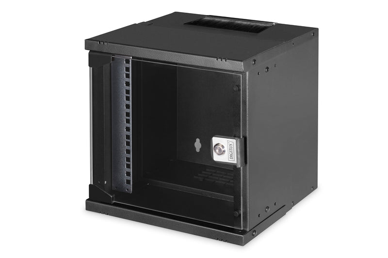 Digitus DN-49101 stativ 6U Vægmonteret stativ Sort
