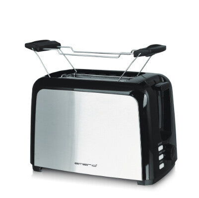 Emerio TO-123924 brødrister 7 2 skive(r) 750 W Sort, Rustfrit stål