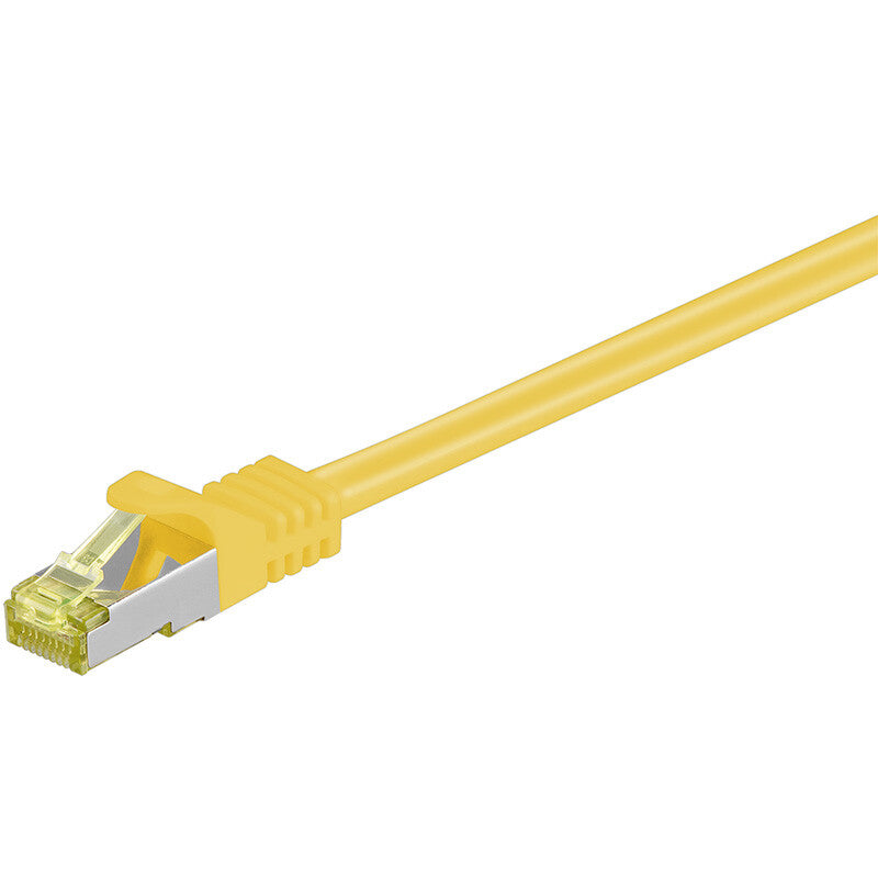 Goobay RJ-45 CAT7 0.5m netværkskabel Gul 0,5 m S/FTP (S-STP)