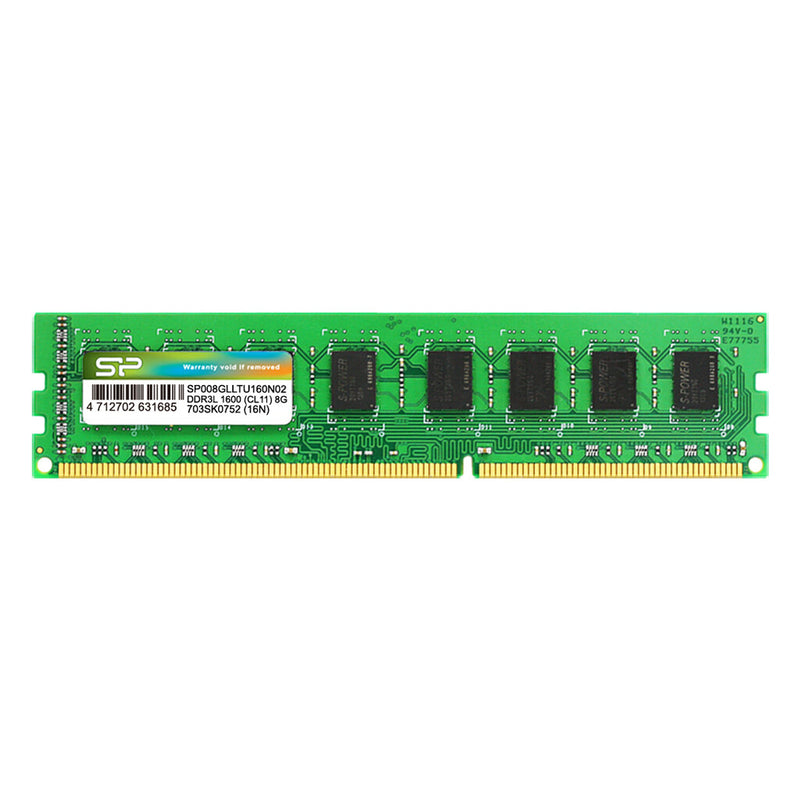 Silicon Power SP008GLLTU160N02 hukommelsesmodul 8 GB 1 x 8 GB DDR3L 240-pin DIMM