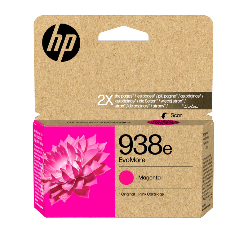 HP Original 938e EvoMore blækpatron, magenta