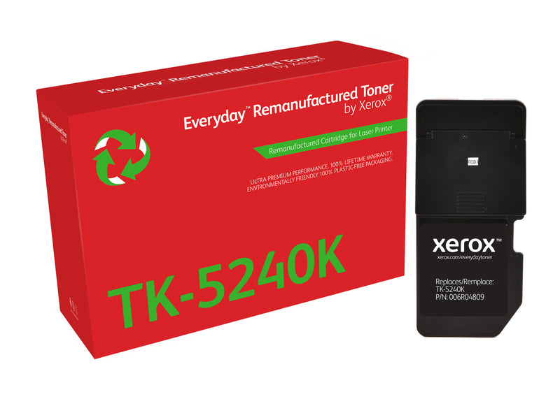 Everyday™ sprt Remanufactured Toner by Xerox compatible with Kyocera TK-5240K, Standard kapacitet