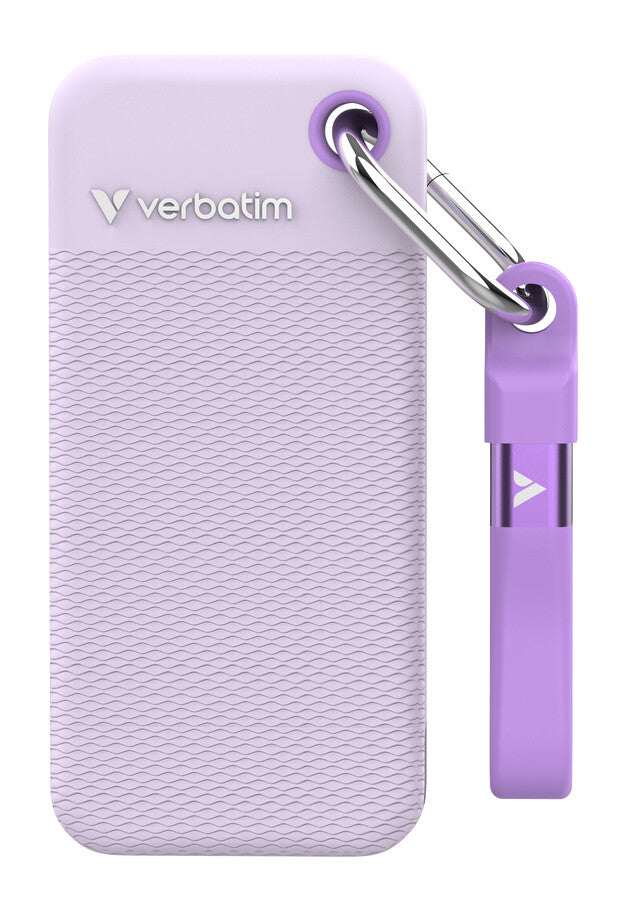 Verbatim Pocket SSD 1 TB USB Type-C 3.2 Gen 2 (3.1 Gen 2) Lilla