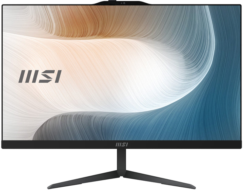 MSI Modern AM242P 1M-1204DE Intel Core 3 100U 60,5 cm (23.8") 1920 x 1080 pixel All-in-One PC 16 GB DDR5-SDRAM 256 GB SSD Windows 11 Pro Wi-Fi 6E (802.11ax) Sort