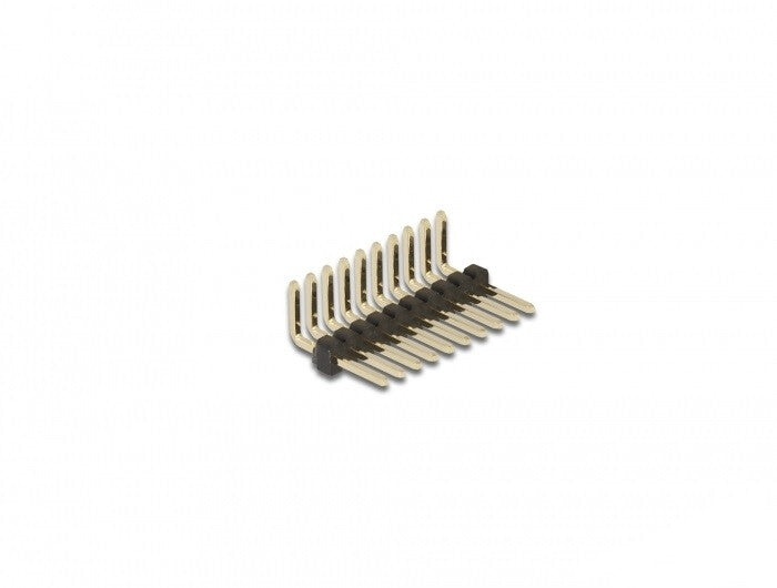 DeLOCK 66689 tilbehør til printkort (PCB) Pin header Sort, Metallic 5 stk