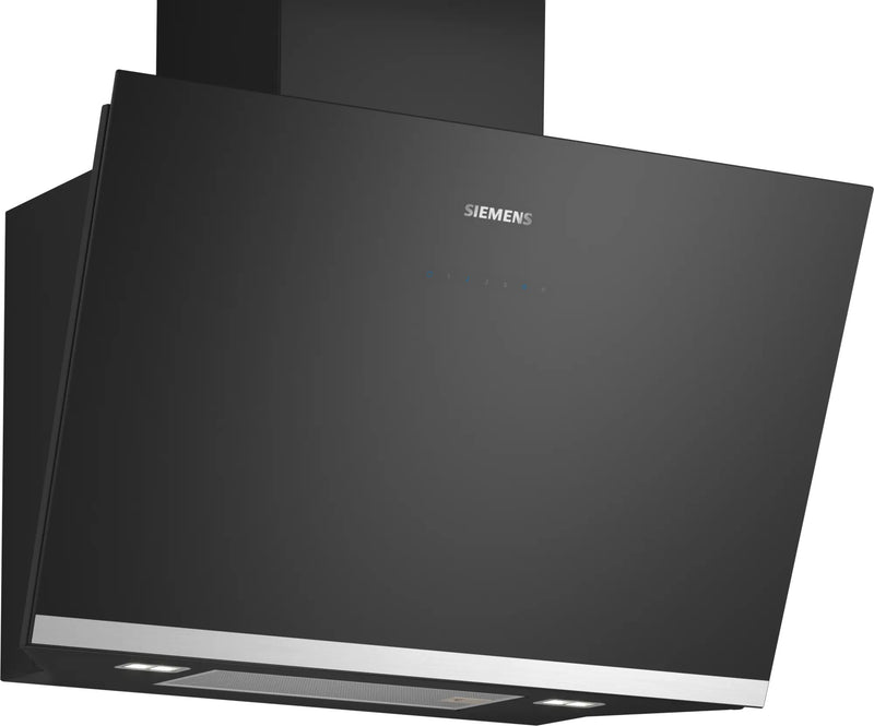 Siemens iQ500 LC81KAN60 emhætte Vægmonteret Sort, Rustfrit stål 432 m³/t