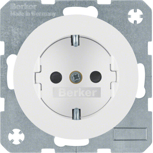 Hager 47232089 stikkontakt Type F Hvid
