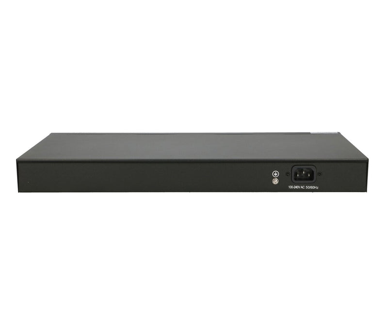 Extralink EX.3807 netværksswitch Administreret L2 Gigabit Ethernet (10/100/1000) Strøm over Ethernet (PoE) 1U Sort, Grå