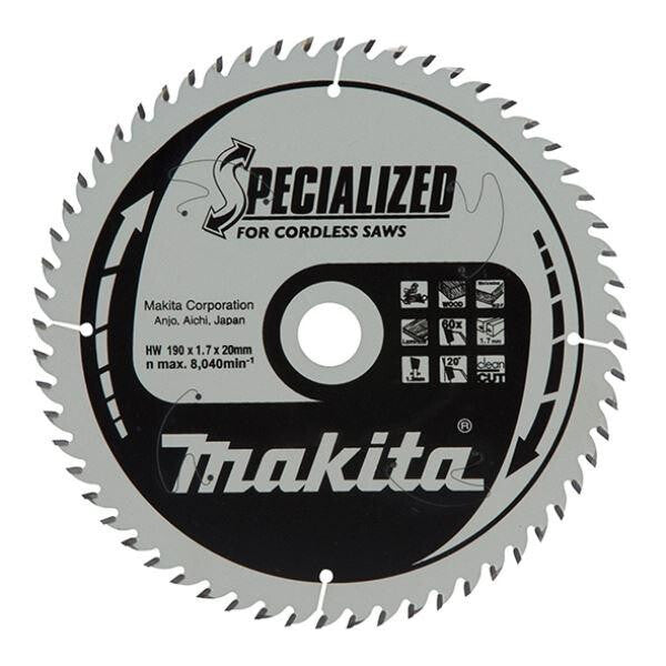 Makita D-03919 rundsavklinge 18,5 cm 1 stk