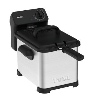Tefal FR5030 Enkelt Enkeltstående 3000 W Frituregryde Sort, Rustfrit stål