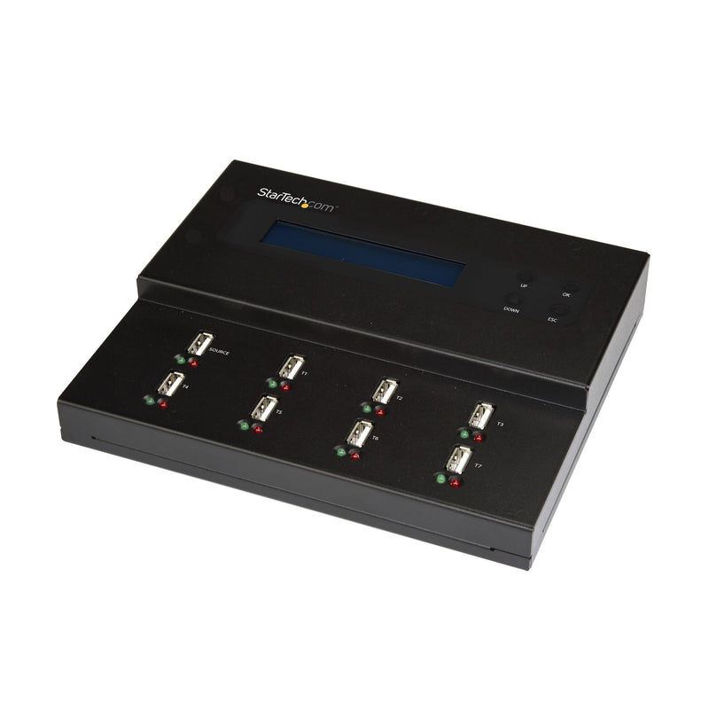 StarTech.com USBDUPE17 kopienhed til digital medie USB flash drev duplikator Sort 7 Kopier