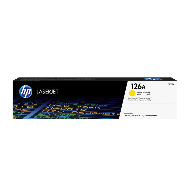 HP Original 126A LaserJet-tonerpatron, gul