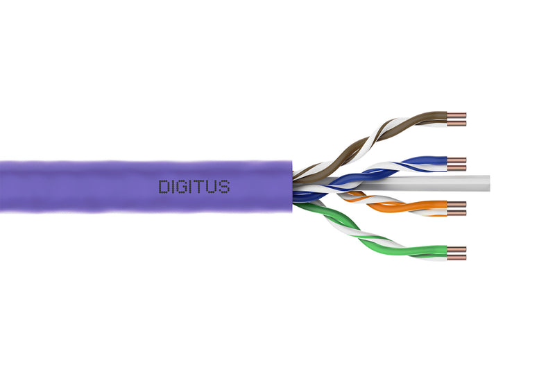 Digitus DK-1616-VH-5 netværkskabel Violet 500 m Cat6 U/UTP (UTP) Rund