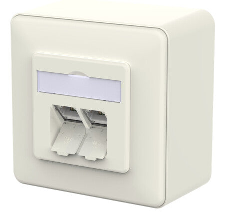 METZ CONNECT 130D380002-I stikkontakt RJ-45 Hvid