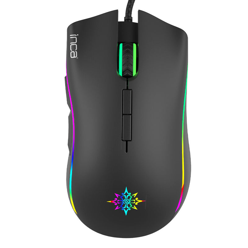 Inca IMG-349 mus Spil Højre hånd USB Optisk 6400 dpi