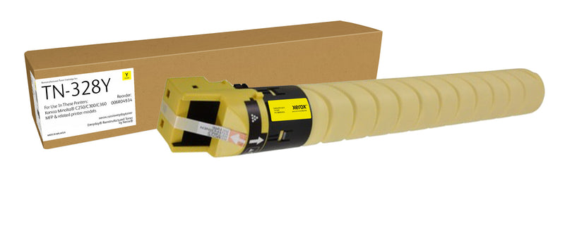 Everyday™ Gul Remanufactured Toner by Xerox compatible with Konica Minolta AAV8250 (AAV8250), Standard kapacitet