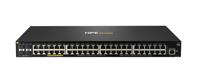 HPE Aruba Networking 2930F 48G PoE+ 4SFP 740W Switch Administreret L3 Gigabit Ethernet (10/100/1000) Strøm over Ethernet (PoE) 1U Grå
