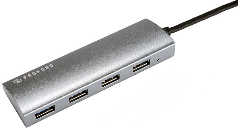 Prokord UH3047C interface hub USB 3.2 Gen 1 (3.1 Gen 1) Type-C Sølv