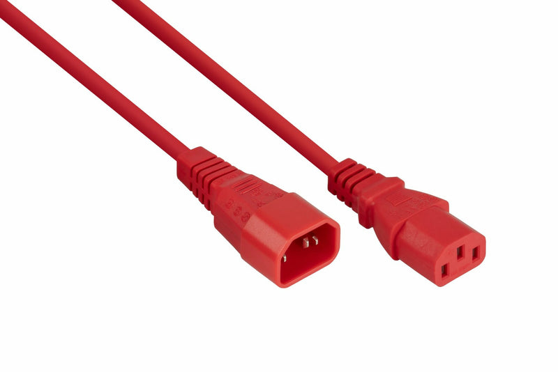 Kabelmeister SK1430-R050 el-ledning Rød 5 m IEC C14 IEC C13