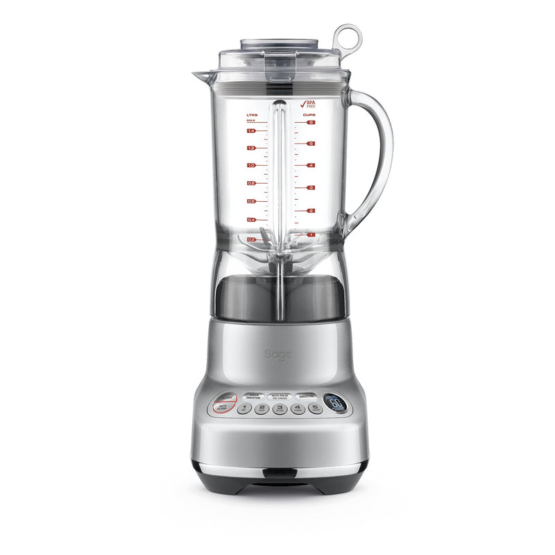 Sage the Fresh & Furious 1,5 L Bordplade blender 1300 W Rustfrit stål, Transparent