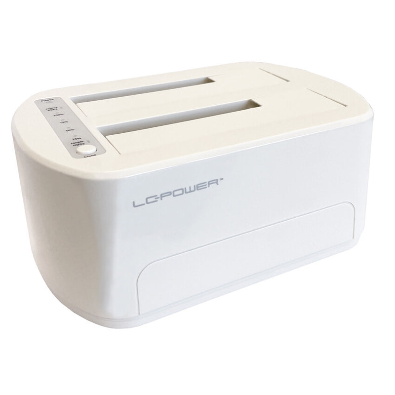 LC-Power LC-DOCK-U3-VI drev dockingstation USB 3.2 Gen 1 (3.1 Gen 1) Type micro-B Hvid
