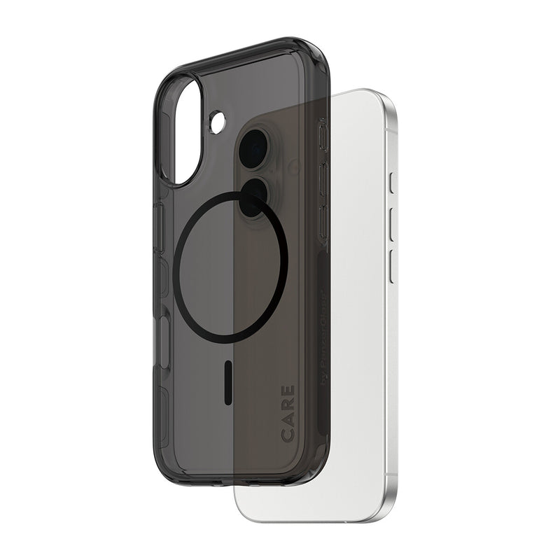 PanzerGlass CARE™ by ® Smokey Case m. Sort MagSafe iPhone 17