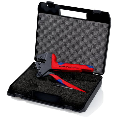 Knipex 97 43 200 kabelklipper Krympeværktøj Blå, Rød