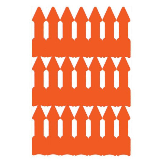 Avery 3008 selvklæbende etiket Permanent Orange 63 stk