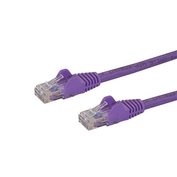 StarTech.com N6PATC3MPL netværkskabel Lilla 3 m Cat6 U/UTP (UTP)