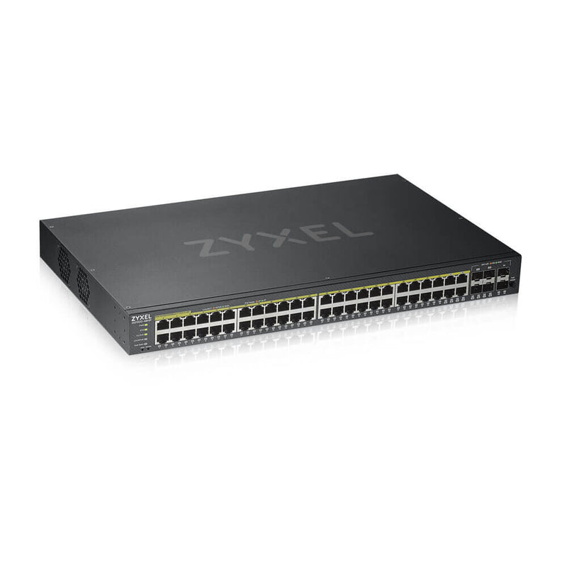 Zyxel GS1920-48HPV2 Administreret Gigabit Ethernet (10/100/1000) Strøm over Ethernet (PoE) Sort