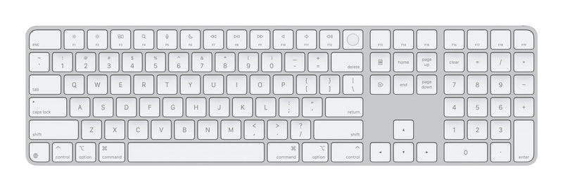 Apple Magic tastatur Universel USB + Bluetooth QWERTY US engelsk Hvid