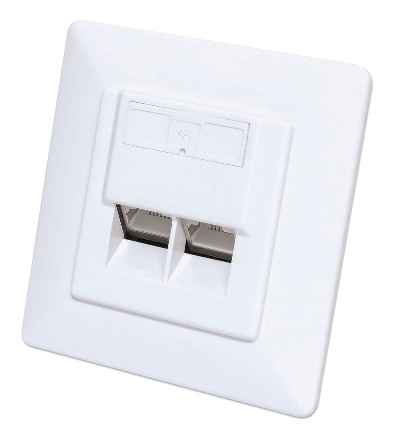 Intellinet 771900 stikkontakt 2 x RJ-45 Hvid