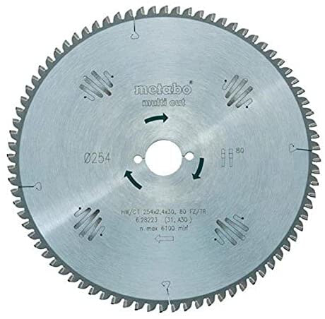 Metabo 628223000 rundsavklinge 25,4 cm 1 stk